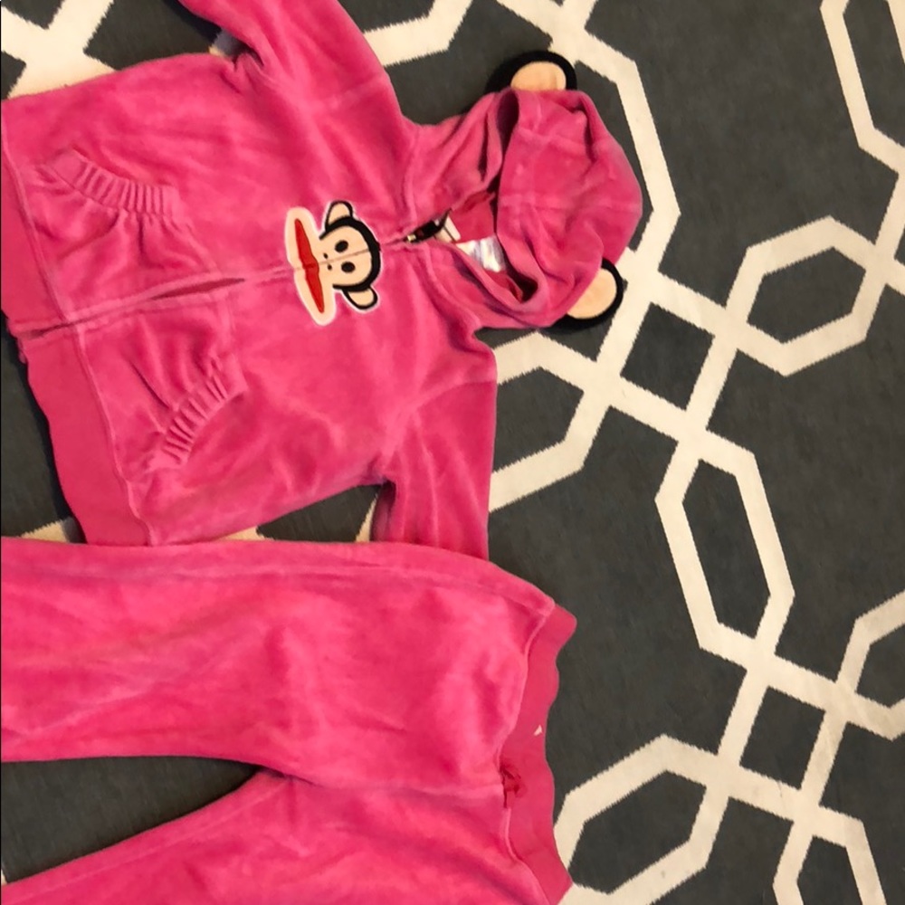Small Paul pink jumpsuit size 24 month